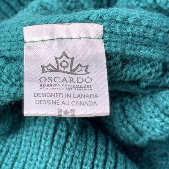 Oscardo Leah Dorion Strong Earth Woman Embroidered Knitted Hat Winter Beanie - Picture 7 of 8